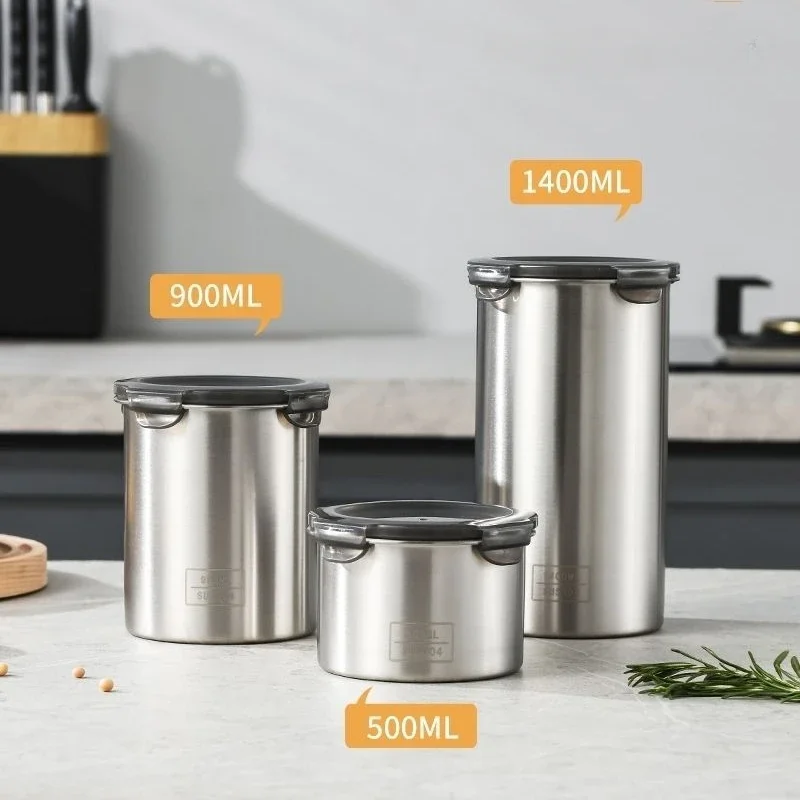 304 Stainless Airtight Contain - Food Storage With Dividers review and price