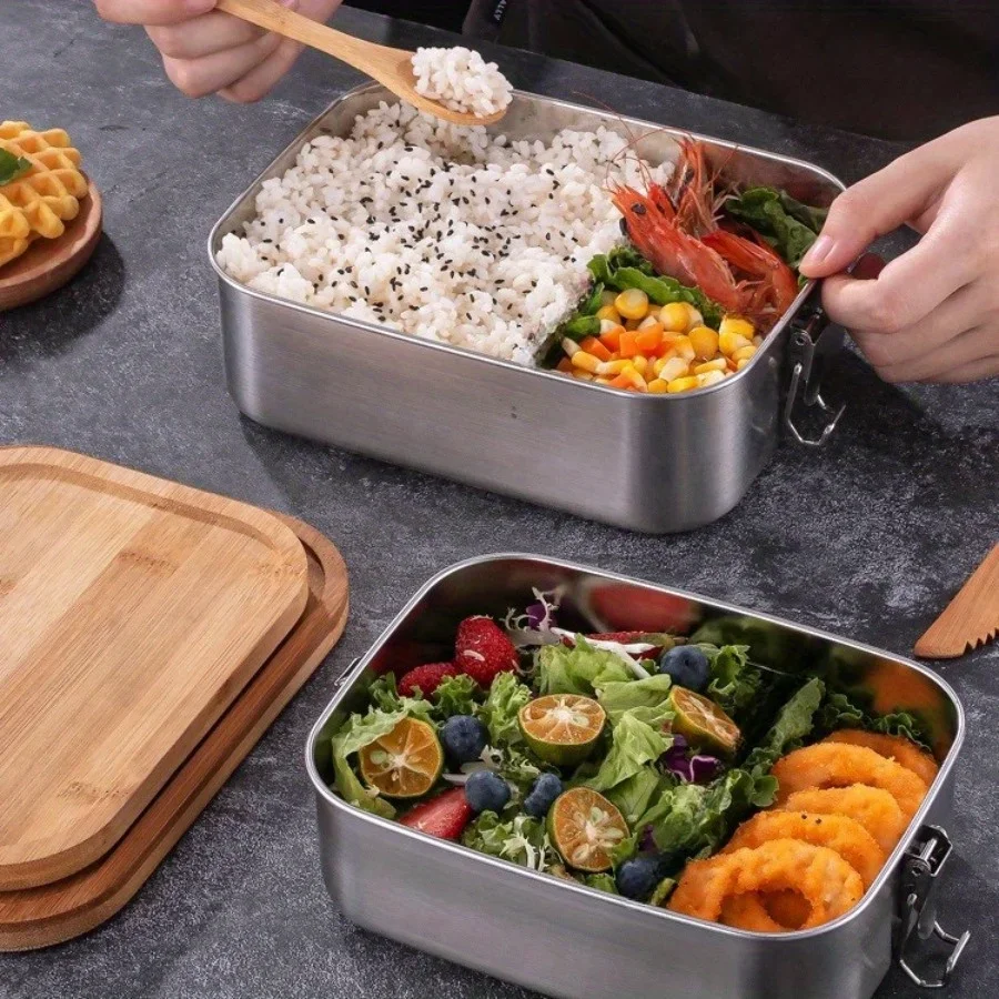 New 304 Stainless Steel Bamboo - Food Storage Meals review and price