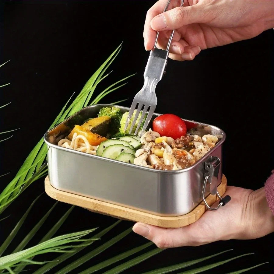 New 304 Stainless Steel Bamboo - Food Storage Meals review and price