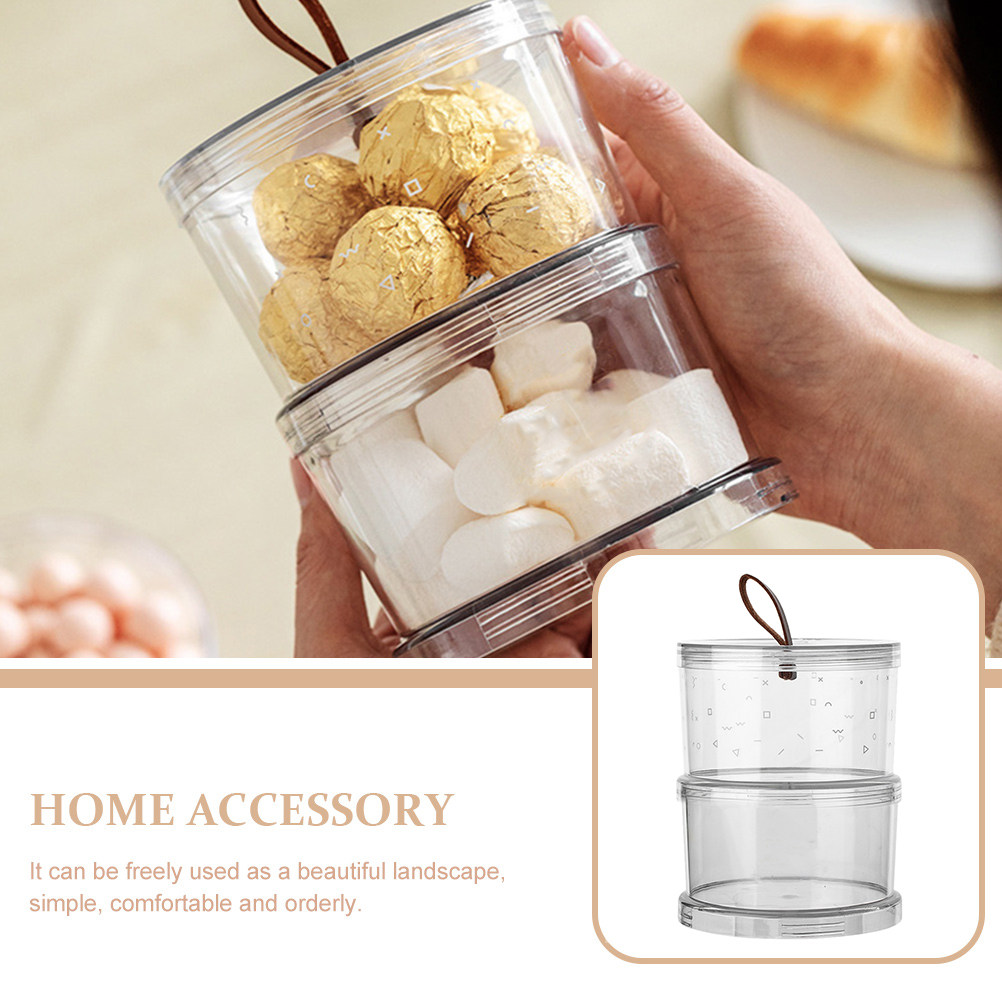 2Pcs Snack Storage Jars Multi- - Food Storage Containers review and price