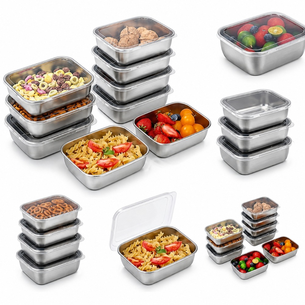 6PCS Stainless Steel Food Stor - Food Storage Meals review and price