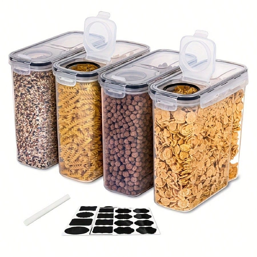 4 Pack Airtight Cereal & Dry F - Food Storage Meals review and price