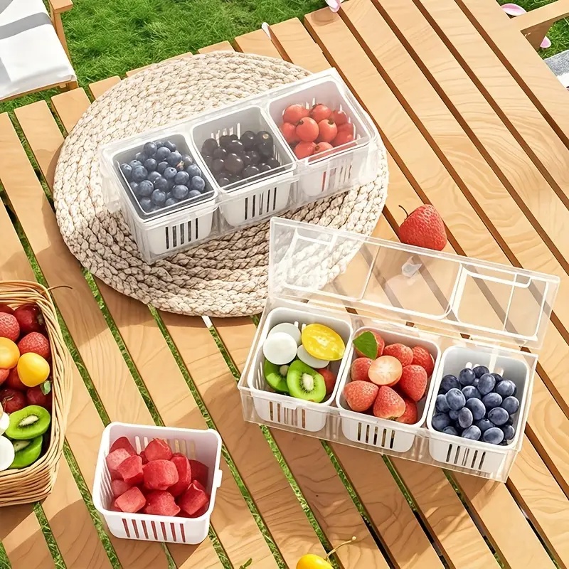 1pc Compartment Food Storage C - Food Storage With Dividers review and price