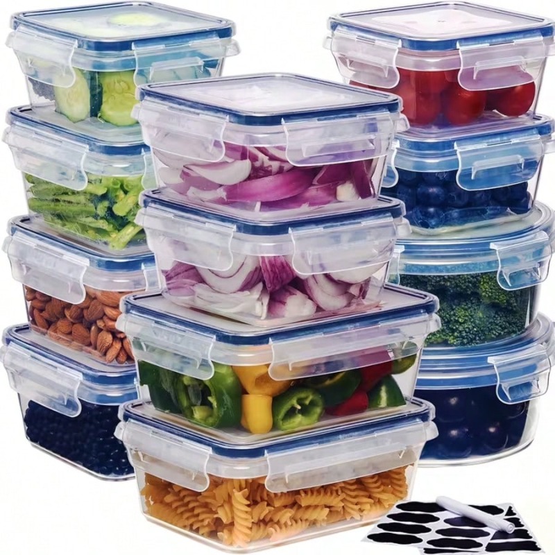 12 Piece Food Storage Containe - Food Storage Labels review and price