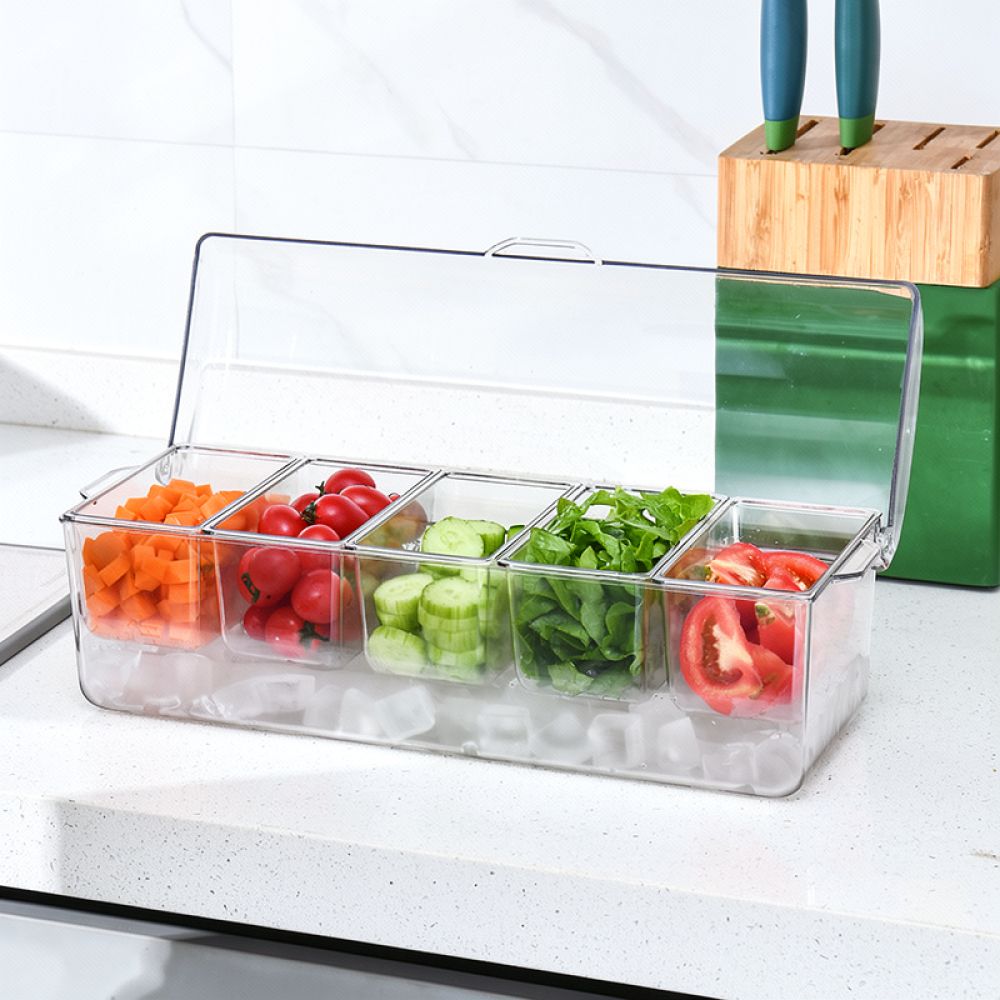 Portable Divided Salad Contain - Food Storage With Dividers review and price
