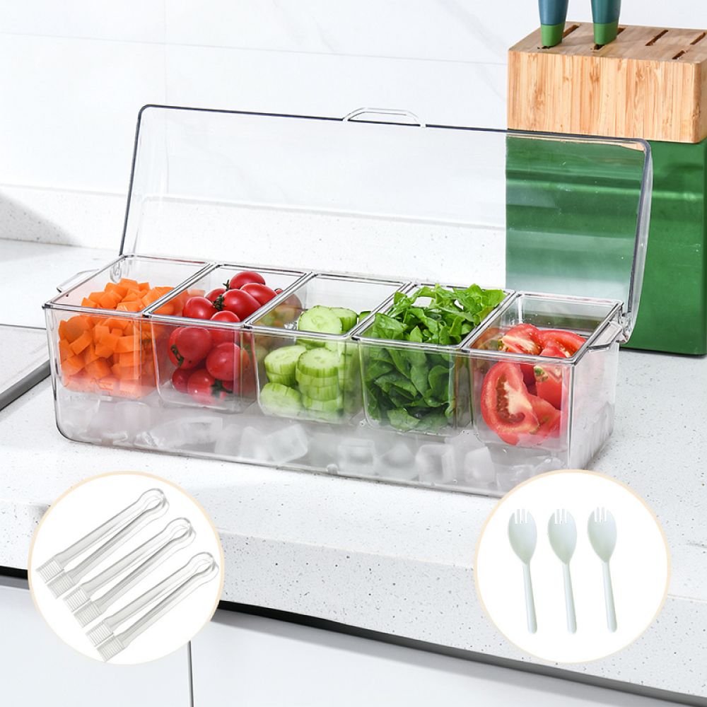 Portable Divided Salad Contain - Food Storage With Dividers review and price