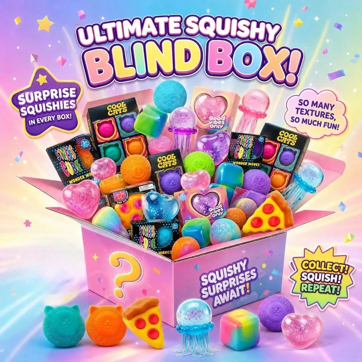 100+Mystery Fidget Toy Blind B - Food Storage Bag review and price