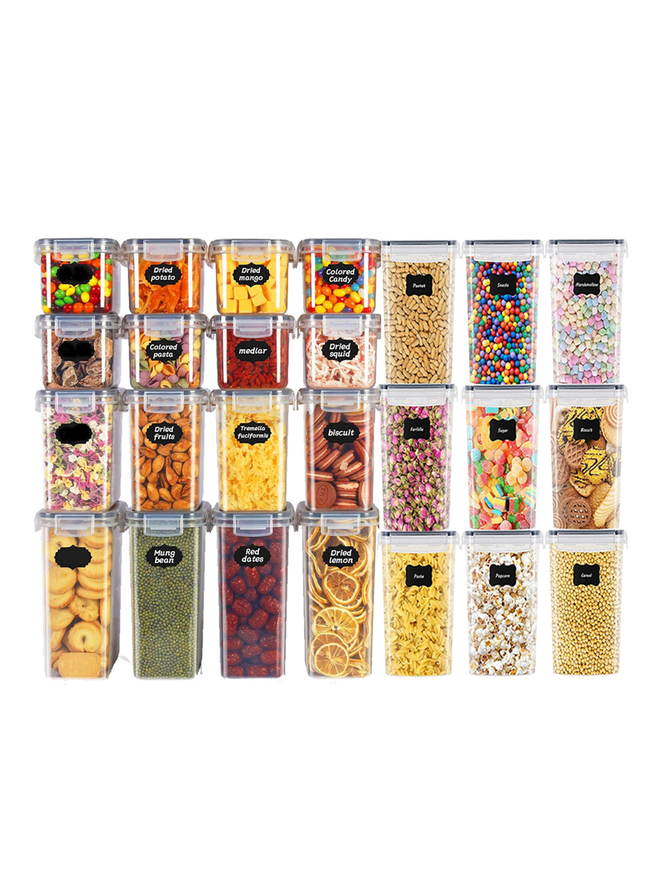 48pcs, Sealed Food Storage Con - Food Storage Labels review and price